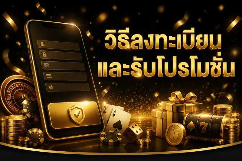 วิธีลงทะเบียนและรับโปรโมชั่น