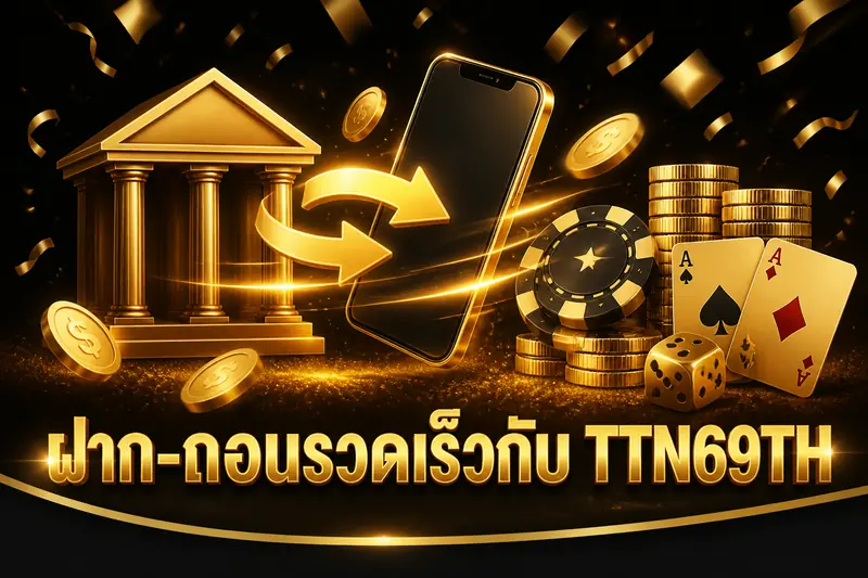ฝาก-ถอนรวดเร็วกับ TTN69TH